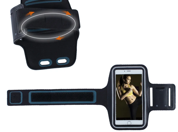 العالمي الرياضة الرياضة سوارلهاتف آيفون 6 زائد X 7 8 6 s لسامسونج S8 S9 ل Xiaomi الذراع سير شريطي حقيبة قاعة رياضة الهاتف الحالات