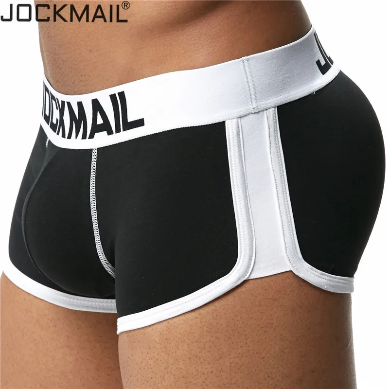 JOCKMAIL, улучшенное сексуальное мужское нижнее белье, пенис, боксер, пуш-ап, боксерские шорты, хип-ап, попа, Лифтер, посылка, увеличивающая мягкость, для геев