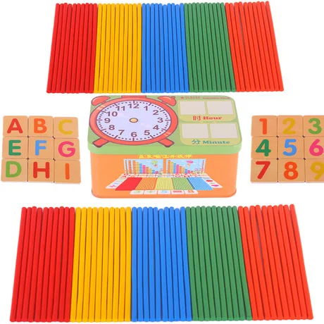 Математические Игрушки деревянные Товары для детей детский сад Математика Обучающие Детские игрушки Алфавит соробан