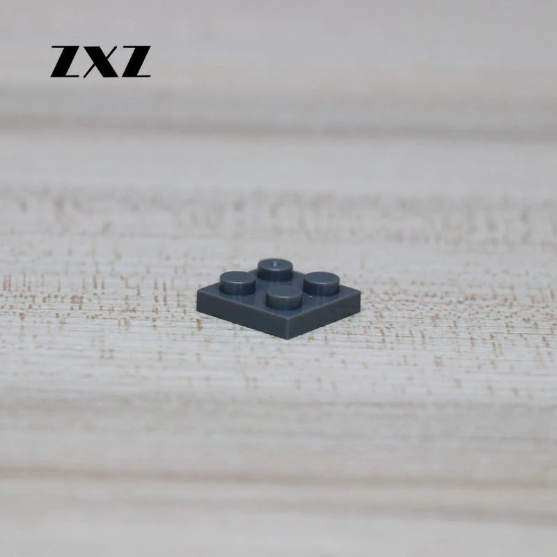 100 шт./лот 2x2 DIY Обучающие строительные блоки самоблокирующиеся детали 3022 сборные