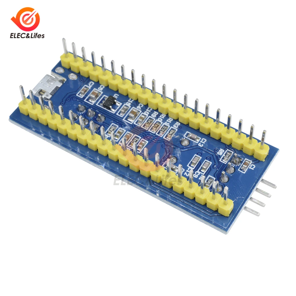 5 шт. STM32F103C8T6 I/O IO ARM STM32 Минимальный Системы модуль макетной платы SMT 32 Cortex-M3 SWD Mini USB доска