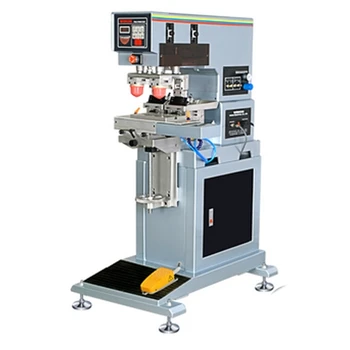

vertical double color pad printer,pad printing machine 2 color