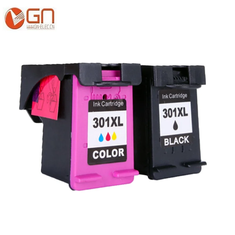 

GN 301XL Ink Cartridges Replacement for HP 301 XL (1 Black,1 Tri-colour),Compatible for HP Deskjet 1000 1050A 1510 2050 2540
