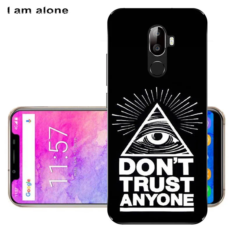 Чехлы для телефонов I am alone для Oukitel U18, 5,85 дюйма, ТПУ, милые Модные Цветные Чехлы для мобильных телефонов Oukitel U18