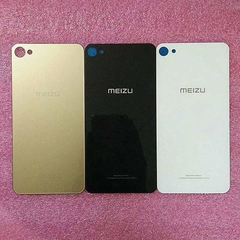 Новое поступление, чехол из закаленного стекла для meizu meilan X, корпус батареи, задняя крышка, замена, 3 цвета, задняя крышка