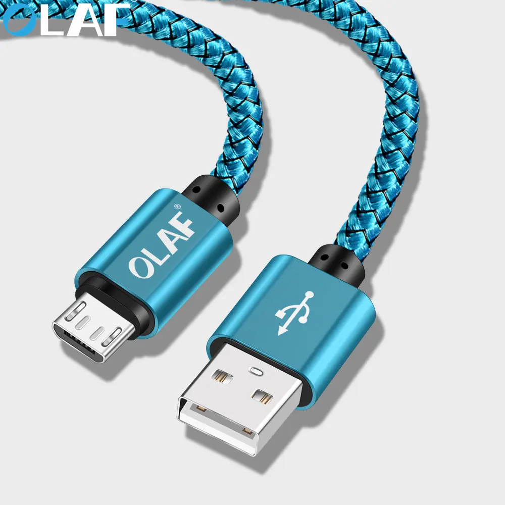 Олаф 1 м 2 м 3 м микро USB кабель 2.4A Быстрая зарядка Microusb Android зарядное устройство шнур для samsung Xiaomi huawei LG кабели для мобильных телефонов