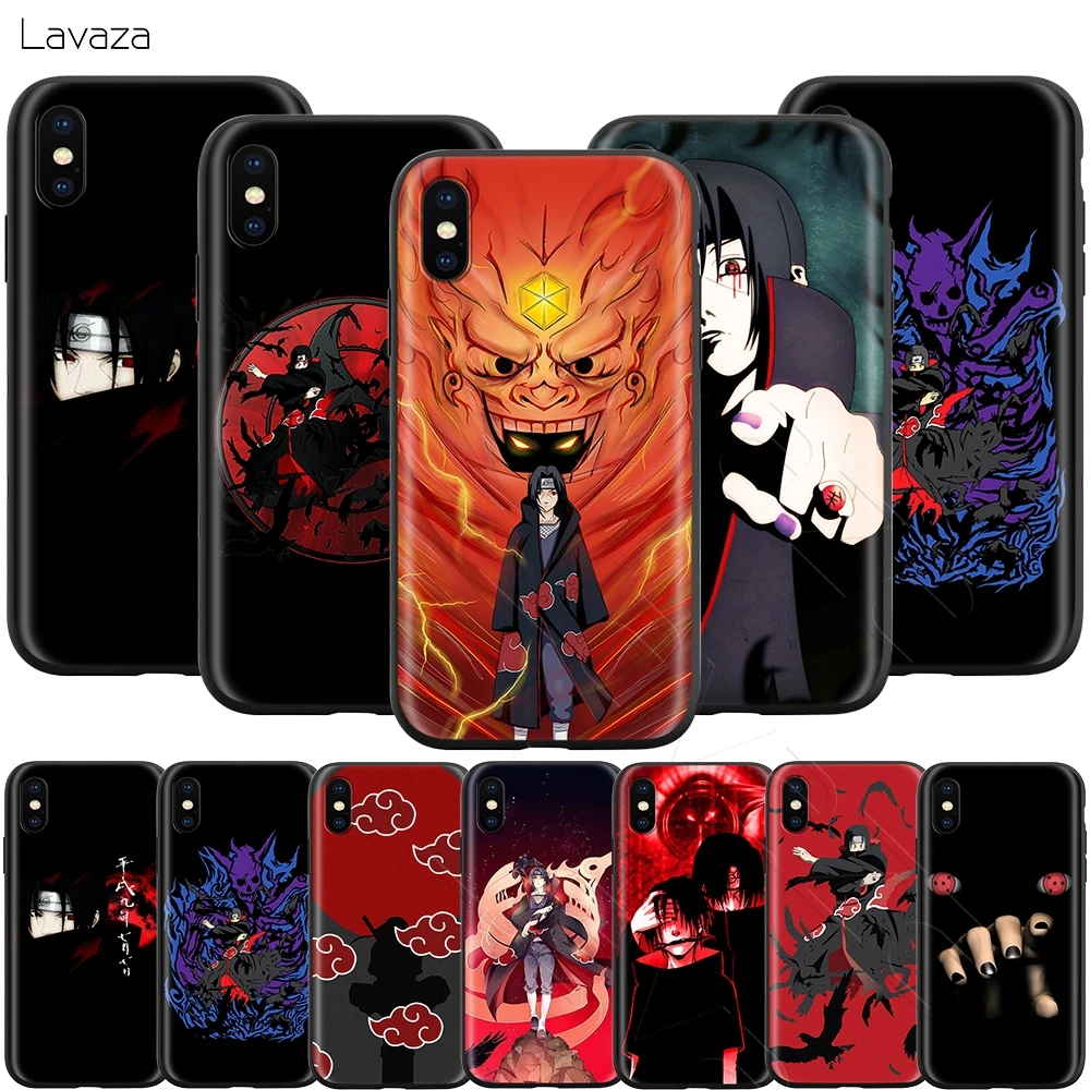 Лаваза Наруто Итачи Учиха японский чехол для iPhone 11 Pro XS Max XR X 8 7 6 6S Plus 5 5s se |