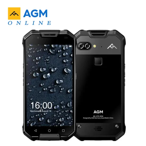 AGM 5 5  FHD Android 7 1 FDD LTE IP68 Mobile Phone 6GB 64GB MSM8976SG Octa Core Dual 12MP 6000mAh Without Floating Module