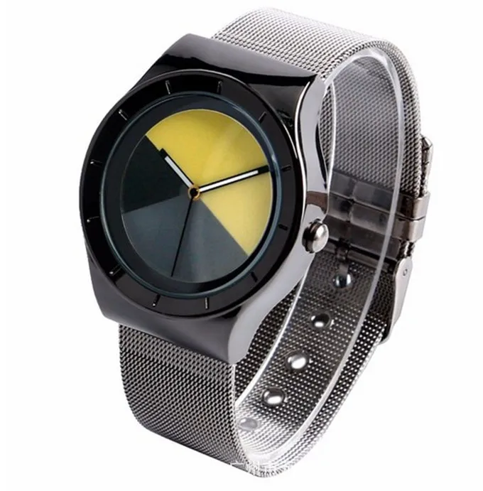 

Top Brand Men's Quartz Watches Man Casual Stainless Steel Mesh Strap Quartz Watch Fashion Male Clock Style Relogio Masculino