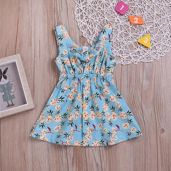 

Toddler Kids Baby Girls Clothes Pineapple Print Sleeveless Party Princess Dress Sukienka Niemowlak Dress Baby Girl Sleeveless