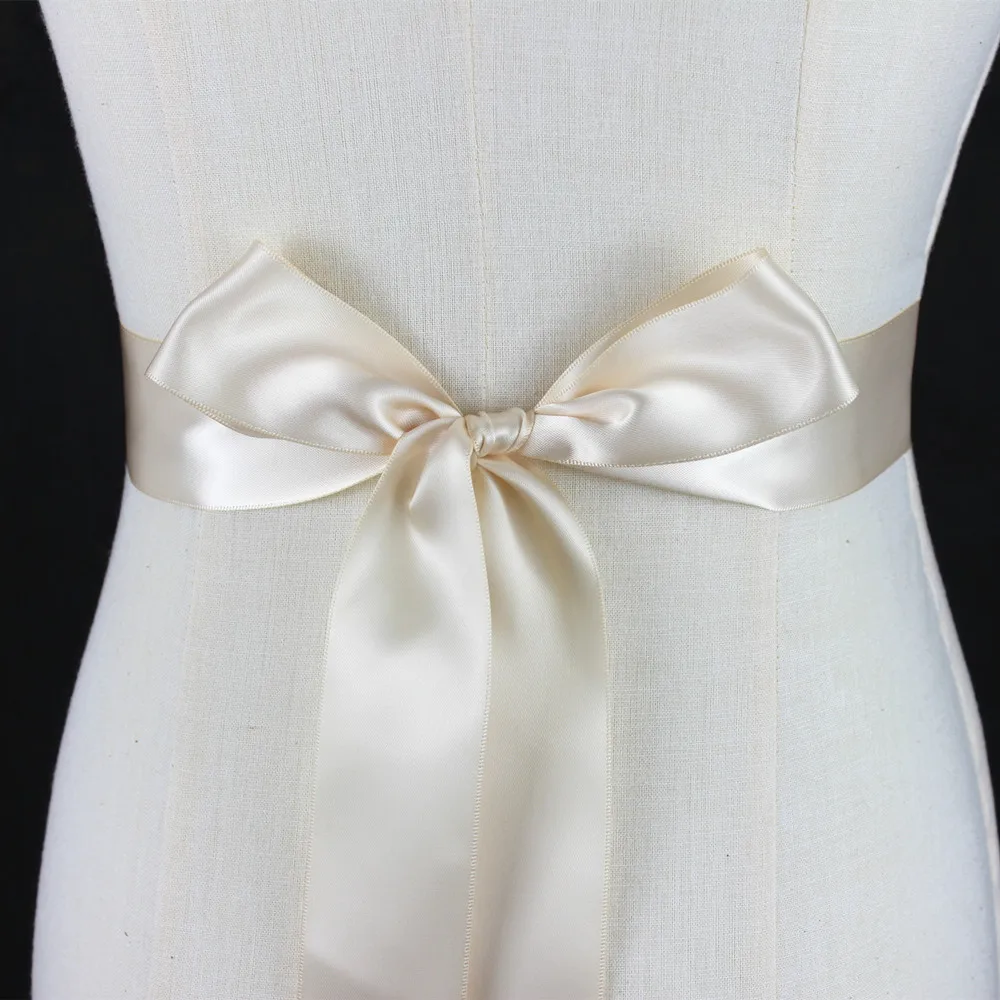 Wedding Dress Belt Bridal Ribbon Waistband Sash Belt Accessories Evening Dress Prom