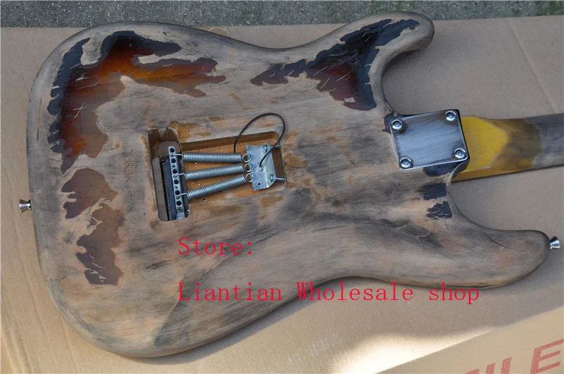 Винтажный стиль custom shop Ограниченная серия Masterbuilt srv stevie ray vaughan tribute электрогитара-189-5