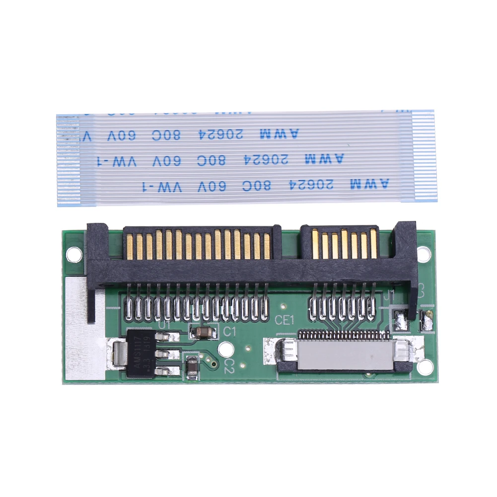 

1.8inch LIF to 2.5inch SATA 24Pin ZIF to 22Pin SATA Converter Adapter Card for Macbook air for TOSHIBA SSD For Samsung SSD
