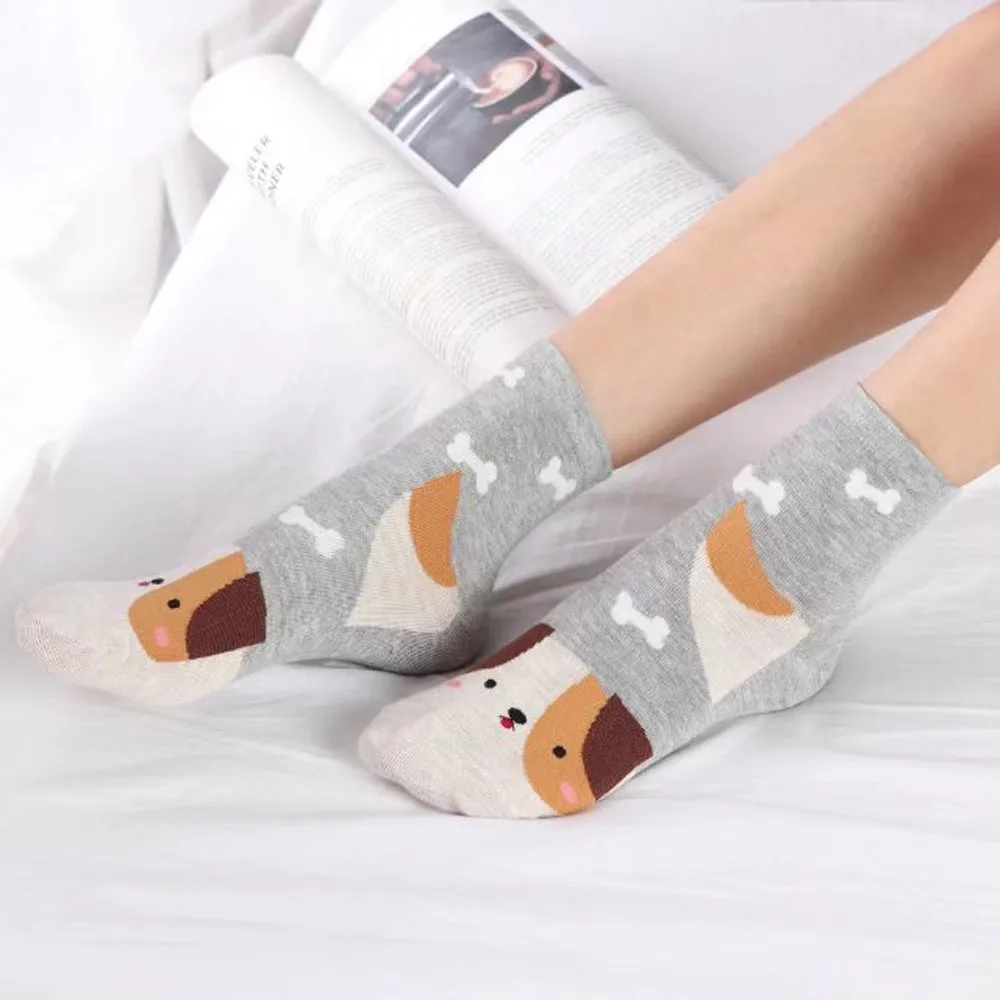 5 Colodrful One Pair Cartoon Animal Cute Cotton Socks New Women Socks Ladies Girls Cotton Autumn Warm Soft Casual Sox Short Sock 5 Colodrful One Pair Cartoon Animal Cute Cotton Socks New Women Socks Ladies Girls Cotton Autumn Warm Soft Casual Sox Short Sock
