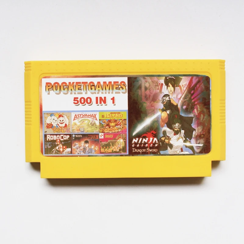 

New 8bit Game card Best gift for children - Pocket games 500 In 1