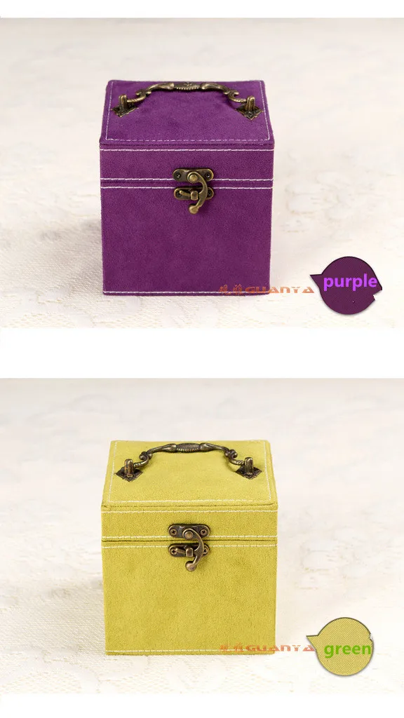 Han Edition Of Rabbit Hair Three Layers Jewelry Box Han Edition Of Rabbit Hair Three Layers Jewelry Box Content Four Color Optional