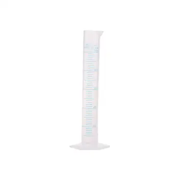 

50mL Measuring Cylinder Laboratory Test Graduated Liquid Trial Tube Jar Tool New
