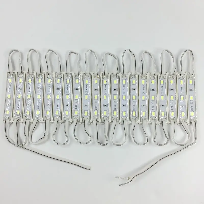 

20PCS 5730 3 LED lighting Module for sign DC12V Waterproof superbright smd led modules Cool white / Warm white/Blue/Red color