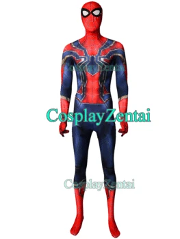 

Newest Iron Spider Infinity Wars Version Spider Cosplay Costume Freeshipping