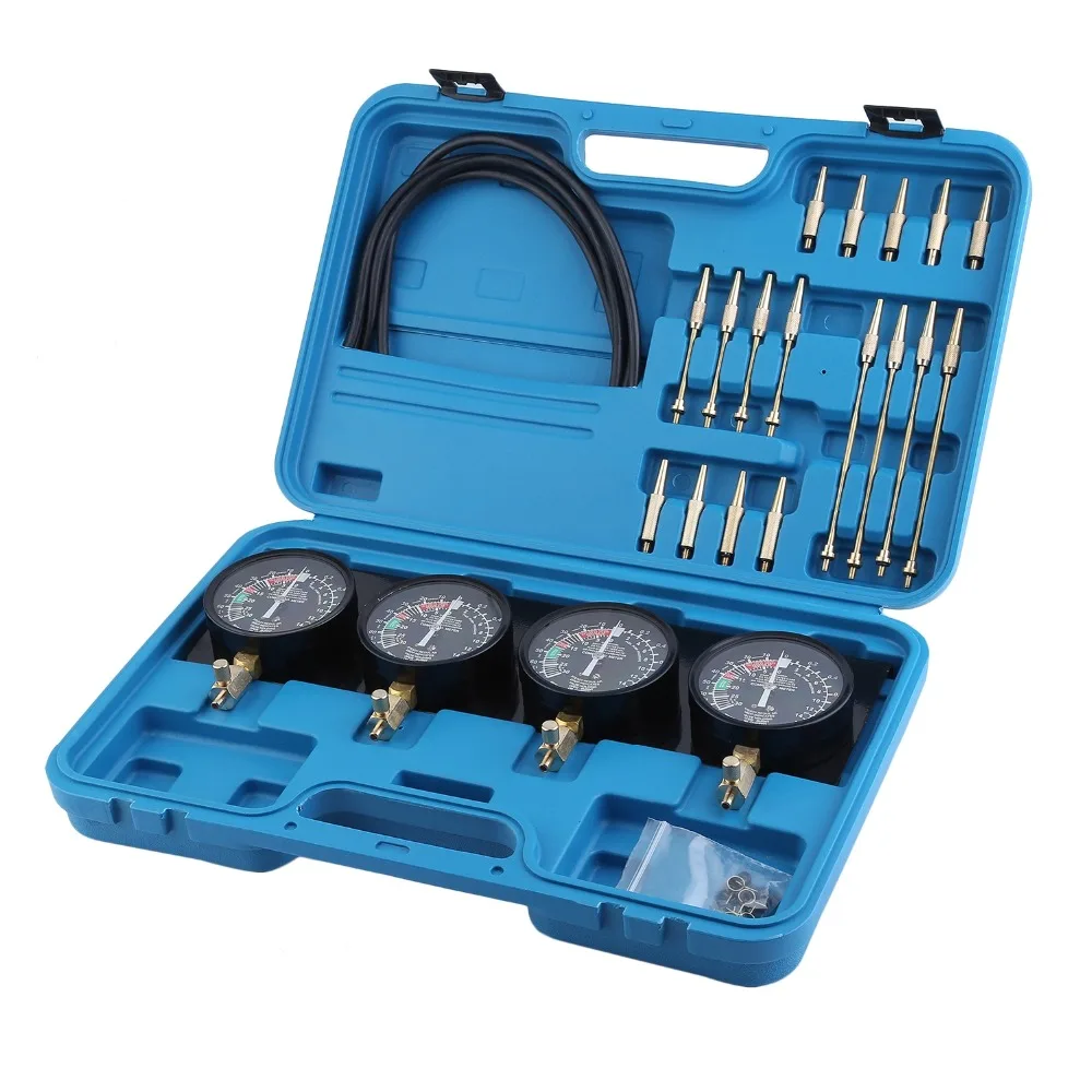 

A8032 Universal 4 In 1 Fuel Vacuum Carburetor Synchronize Carburetor Set Vacuum Hoses Extensions Kit For Car Motorcycle