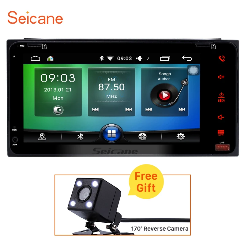 Seicane 2 Din 7 font b Car b font Radio Android 6 0 font b GPS