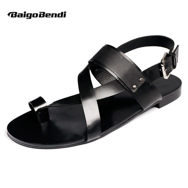 mens t strap sandals