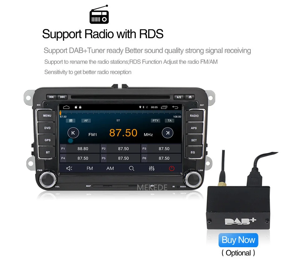 Best Wholesale! 4G LTE Quad core Android 7.1 Car radio audio Navigation GPS DVD Player for VW/Volkswagen/Passat/POLO/GOLF/Skoda/Seat 39