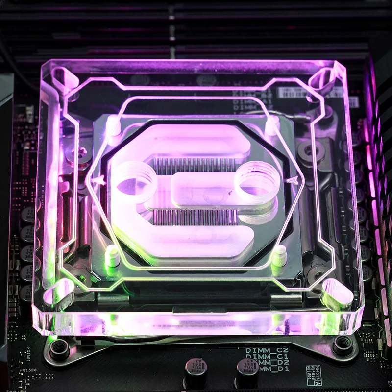 

MT INTEL HLT02-A cpu Water Cooling block Radiator Microwaterway 115X 2011 X299