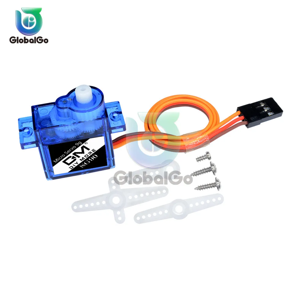 

Smart Electronics Mini Micro 9g 1.6KG Servo SG90 For Arduino DIY for RC 250 450 Helicopter Airplane Car Boat