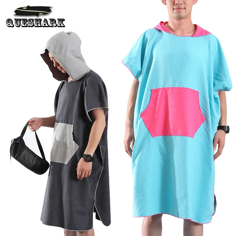 

Changing Dress Bath Towel Hooded Poncho Bathrobe For Adult Women Man Terry Big Body Vs Shower Beach Swimming Towels