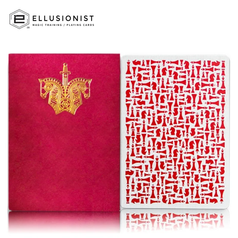 

RED KNIGHTS Deck Of Playing Cards Sealed Brand New Magic Tricks Magic Props