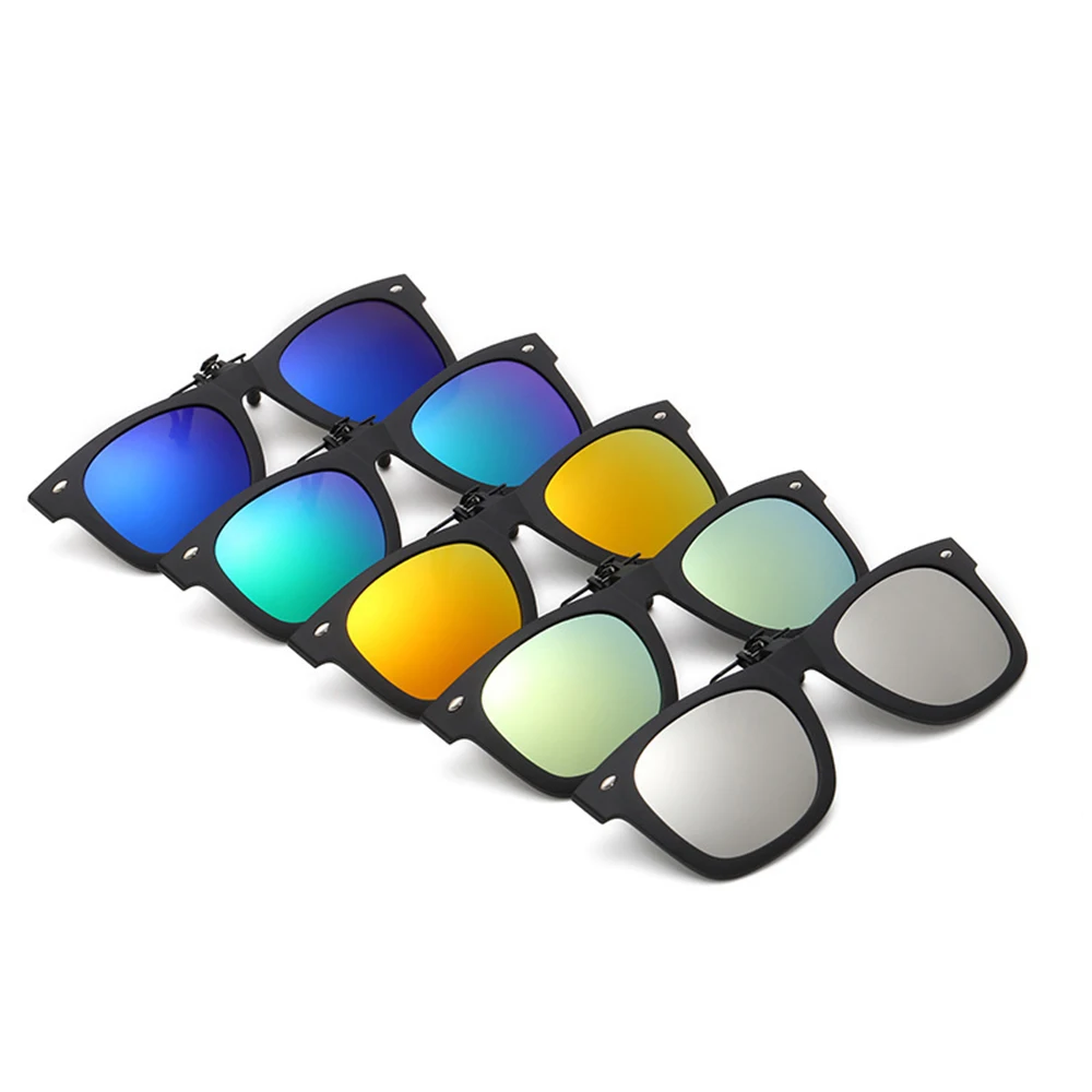 

Polarized Lenses Clip Sunglasses Durable Lens Clip-On Fashion Portable Outdoor AC