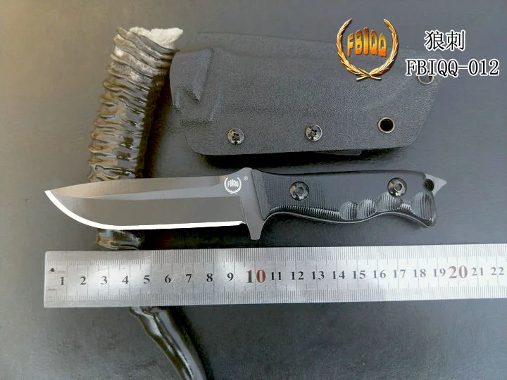VOLTRON wilderness survival knife, outdoor knife, wild self-defense with high hardness straight knife, hand forging knife