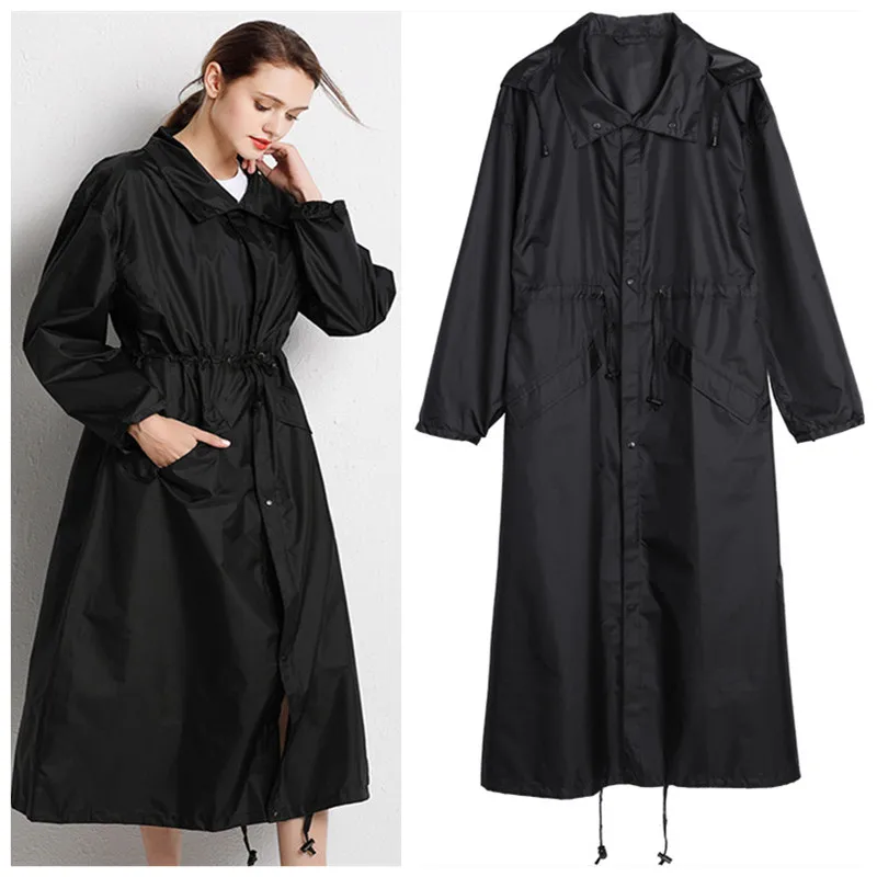 

long raincoat women MEN poncho waterproof Outdoors Tour Rain coat Ponchos jacket capa de chuva chubasqueros size XL