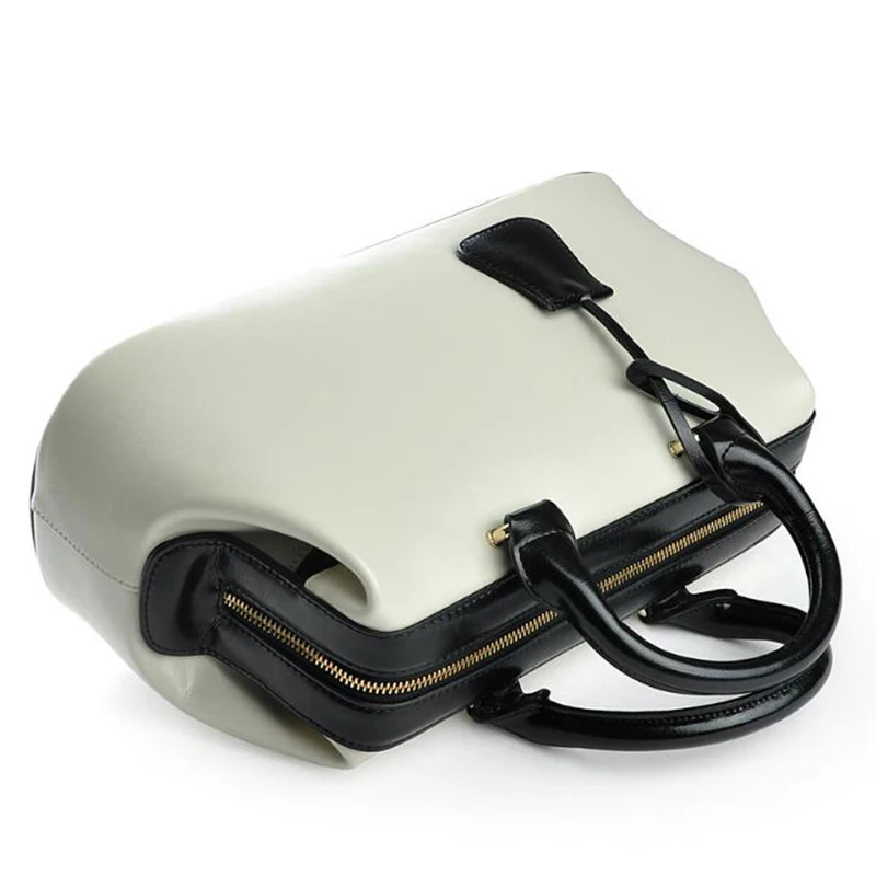 LY.SAHRK off white women genuine leather bag female bag women handbag brand luxury leather 2019 ladies hand bag doctor yellow