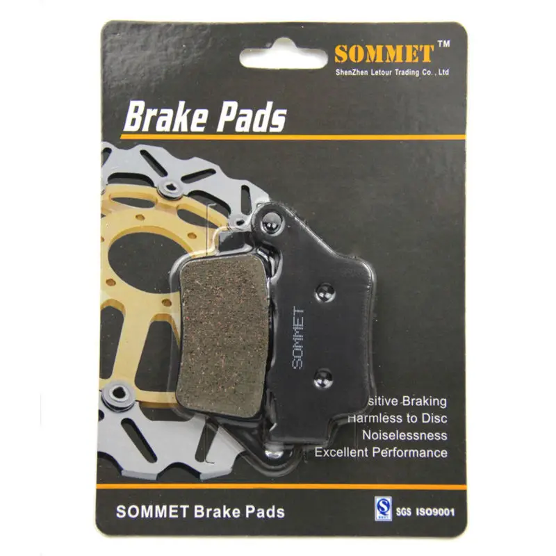 

SOMMET Motorcycle Rear Brake Pads Disks 1 pair for BMW S 1000 RR (10-17) S1000 RR S1000RR LT208