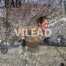 VILEAD 4 м x 6 м(13FTx19. 5FT) пустыня цифровая камуфляжная сетка Военная, Армейская, камуфляжная сетка для охоты кемпинг маскировочная сетка