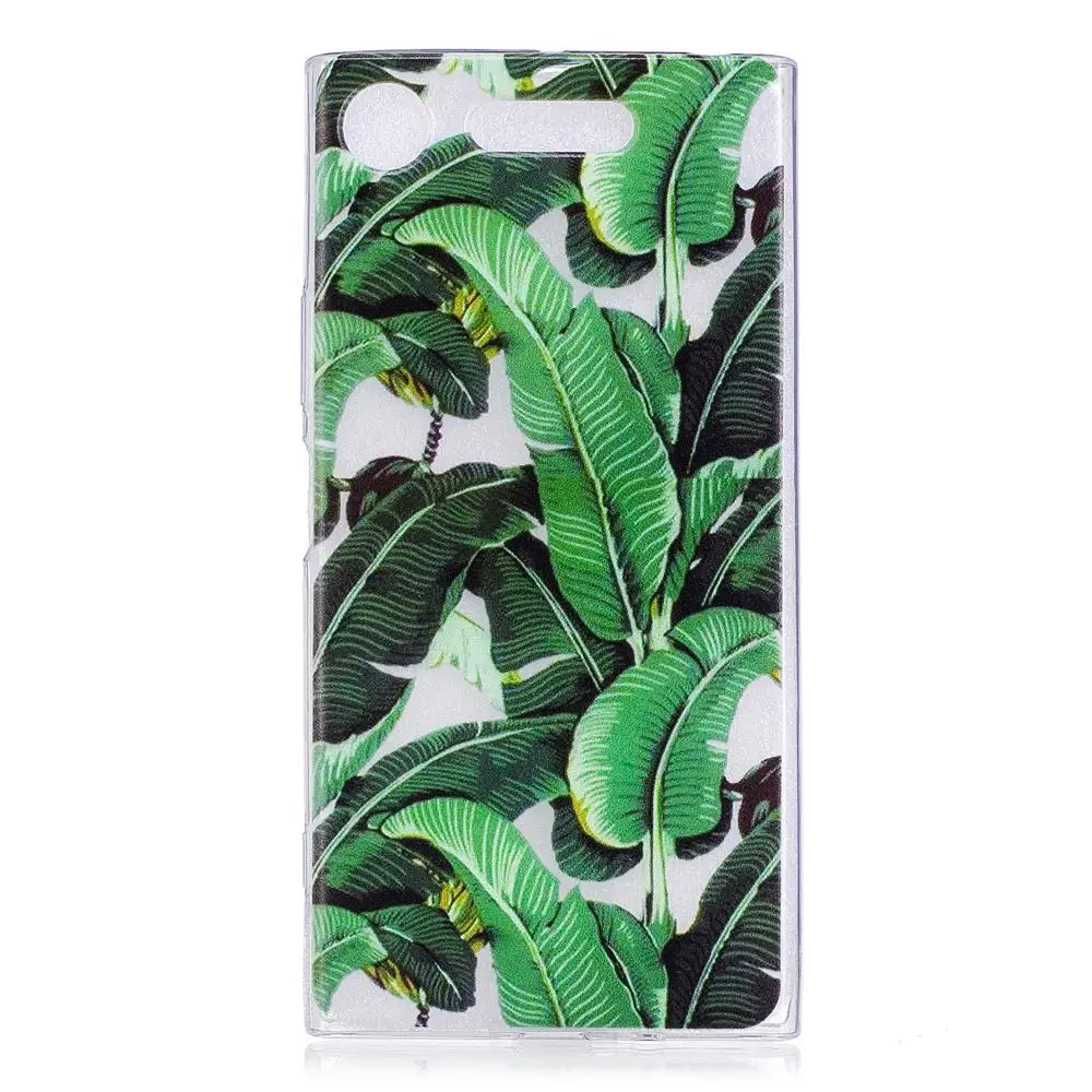 For Sony Xperia XZ1 compact case silicon cartoon animal painted transparent soft Gel TPU case for Sony Xperia XZ1 Compact cover