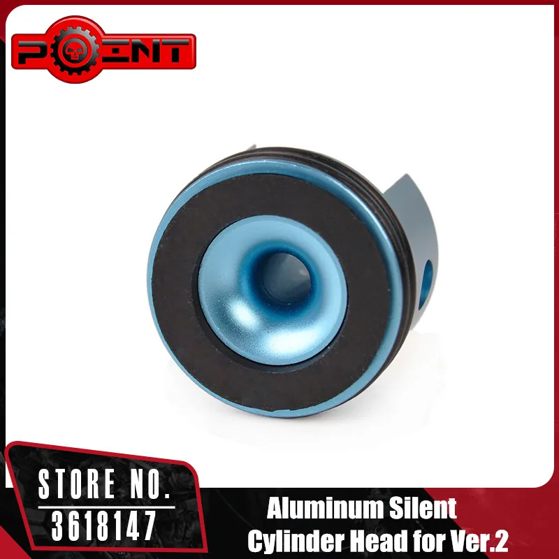 

POINT Aluminum Silent Bearing Piston Cylinder Head for Airsoft AEG Version 2 M4 M16 AK MP5 G3 M249 Gearboxes Version 2