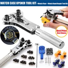 Портативный профессиональный набор инструментов для ремонта часов Часовщик винтовой чехол для снятия пружинных штифтов чехол для часов открывалка Высокое качество 35