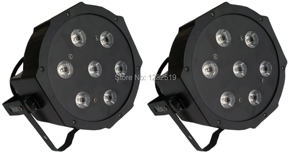 

2pcs 7*10W 4in1 high quality RGBW LED Par Light 70W DMX Stage lights