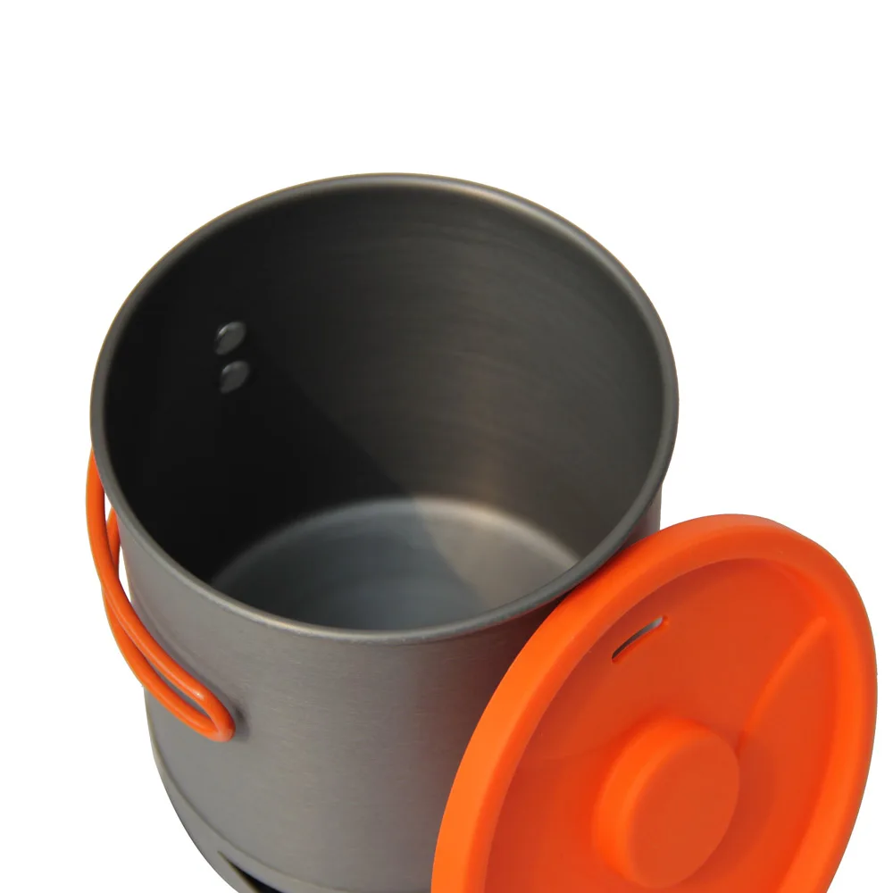 Intercambiador de Calor portátil al aire libre de arce de fuego, olla de aluminio para Camping, utensilios de cocina, tetera, olla de cocina, FMC-XK6
