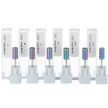 1 шт. радужные сверла для ногтей Маникюрные заусенцы из карбида вольфрама биты для ногтей инструмент для дизайна ногтей электрические сверла аксессуары инструменты