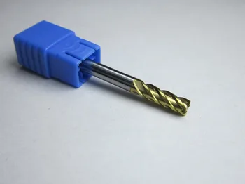

wholesale 10PCS HRC58 4MM four 4 flutes tungsten carbide end mills milling cutter CNC endmills <HRC60 for general steel 58HRC