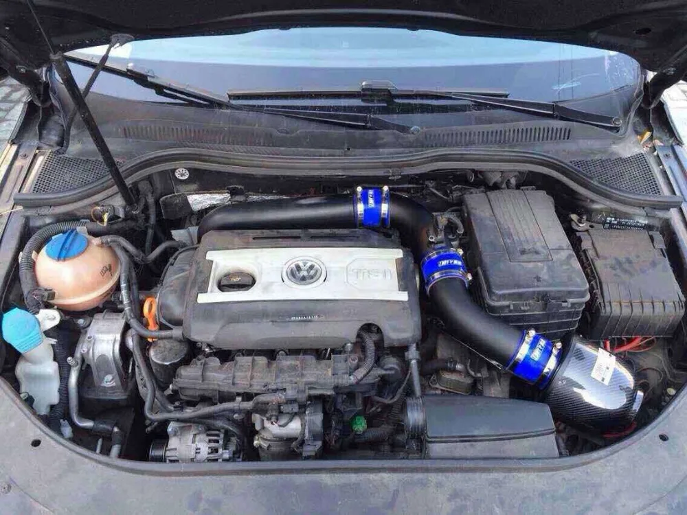 For Volkswagen VW CC 1.8T 2.0T 3 Pipe EDDYSTAR CF A Carbon