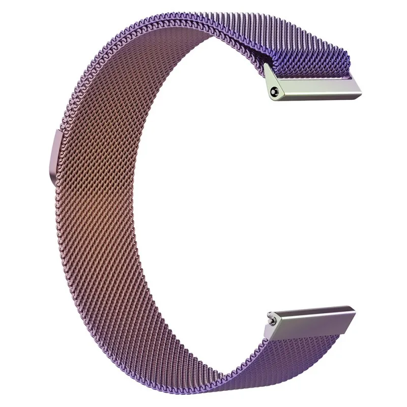 Магнитная застежка Миланская петля ремешок для Fitbit versa, ремешок из нержавеющей стали металлический браслет Сменная сетка браслеты