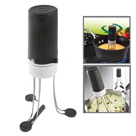 

1pc New 2019 Automatic Stir Blender Mixer Kitchen Utensil Robo Hands Free Stirrer Sauce Auto Stainless Steel with Plastic Handle