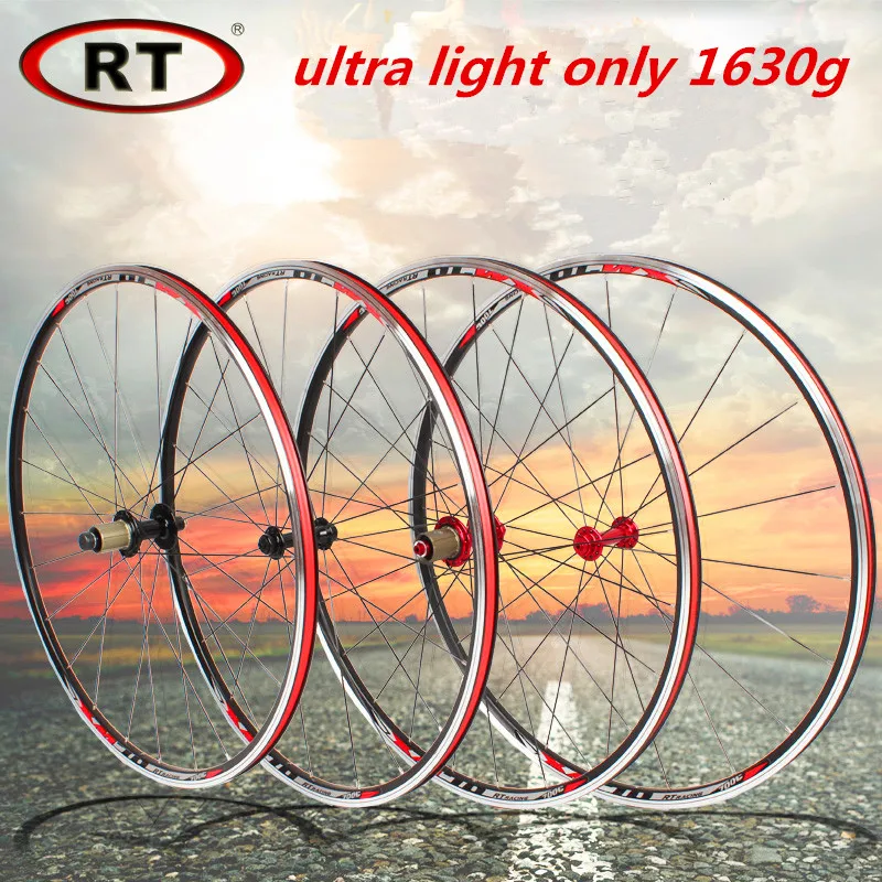 RT 17 Newest Road Bike Ultra Light Sealed Bearing 700C Wheels Wheelset Only 1630g