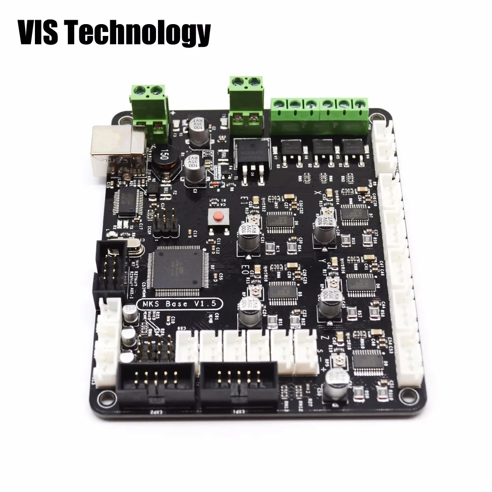 Материнская плата MKS BASE V1.5 встроенная с USB кабелем совместимая Mega2560 RAMPS1.4