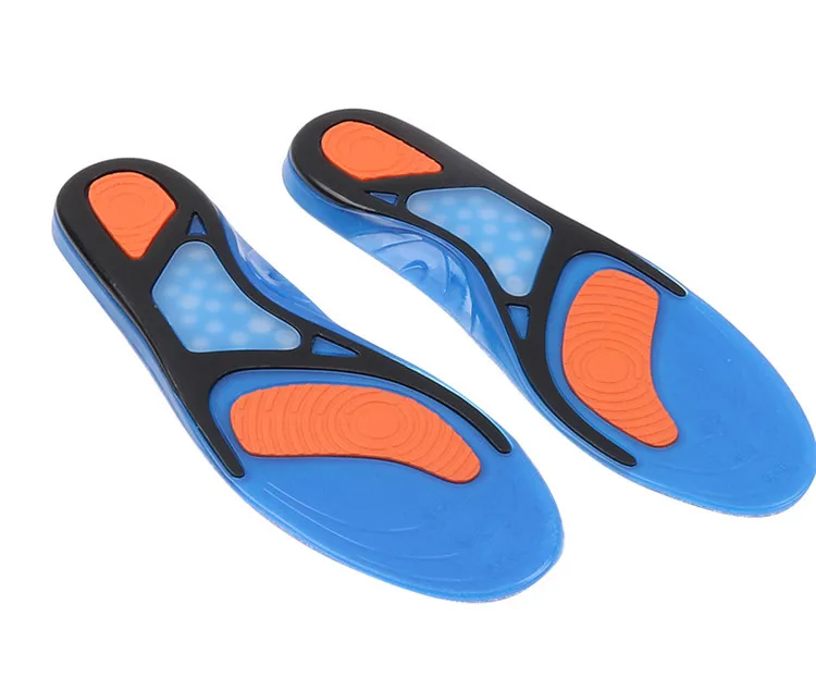 Силиконовые гелевые стельки, стельки для мужской обуви, ортопедические массажные вставки для обуви, амортизирующие стельки для кроссовок s041